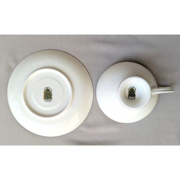 50s Royal Heidelberg Winterling Bavaria Germany White Iris Tea Cup and Saucer - Picture 9 of 9